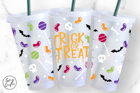 24oz Venti Cold Cup Trick or Treat