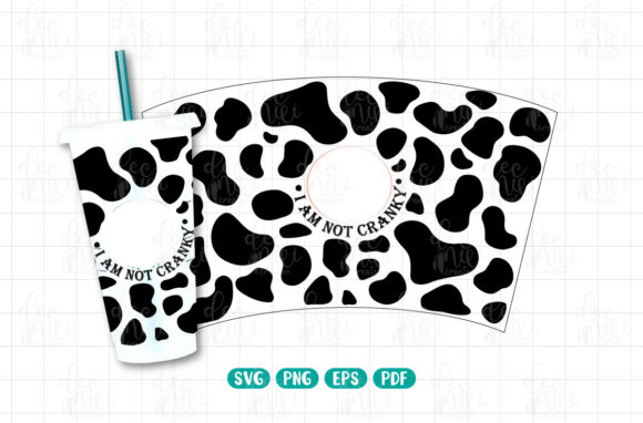 Cow Print Full Wrap Starbucks Cold Cup