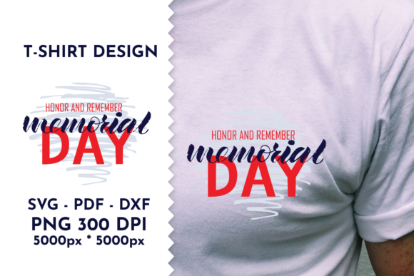 Memorial Day T-Shirt Design SVG PNG