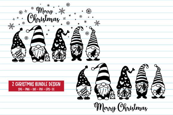 Merry Christmas SVG: Gnomes & Cheer