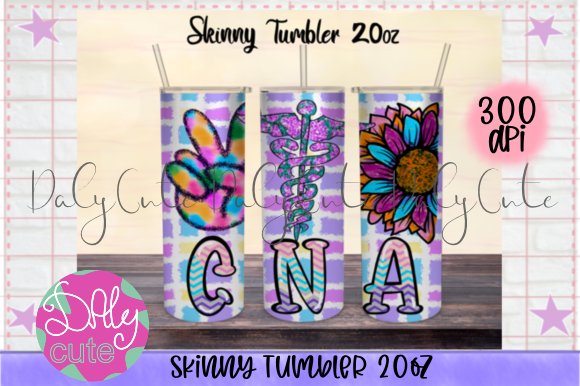 Peace Love CNA Tumbler PNG, Sunflower