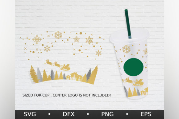 Santa Christmas, Venti Cold Cup 24 Oz