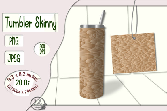 Skinny Tumbler. 20 OZ. Abstract Gradient