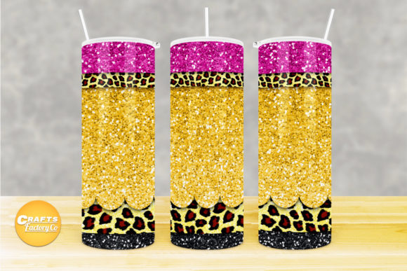 Skinny Tumbler Pencil Leopard No.4